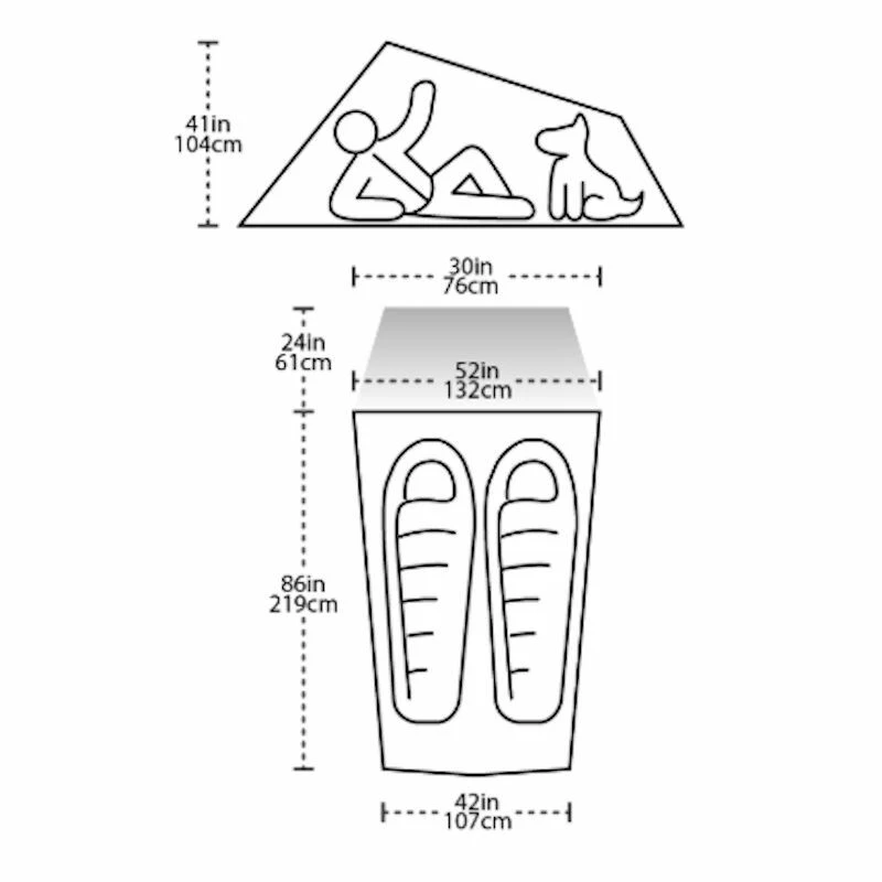 Grosses soldes 💯 Big Agnes C Bar 2 - Tente 🔔 7 Grosses soldes 💯 Big Agnes C Bar 2 - Tente 🔔 – Image 5