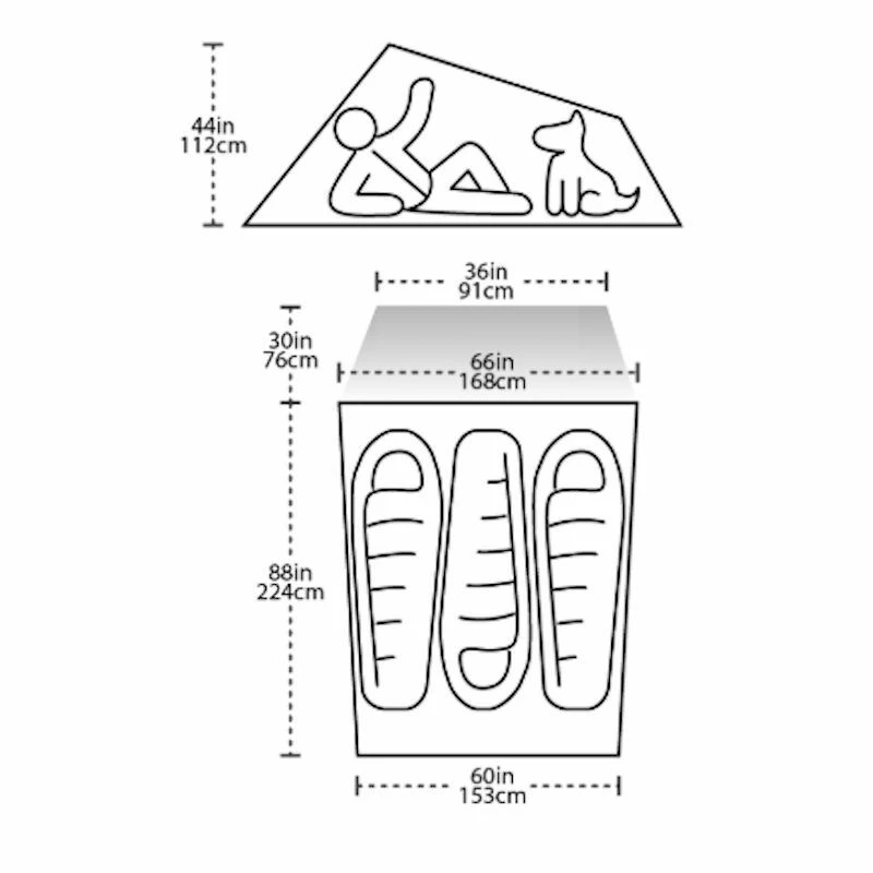 Vente flash 👏 Big Agnes C Bar 3 - Tente 😀 7 Vente flash 👏 Big Agnes C Bar 3 - Tente 😀 – Image 5