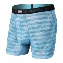 Bon marché 👍 Saxx Hot Shot Boxer Brief Fly - Boxer homme ⌛ -Trek'N Eat Shop saxx hot shot boxer brief fly boxer homme marine ice shelf camo