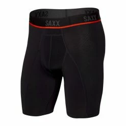 Coupon 👏 Saxx Kinetic Light Compression Mesh Long Leg - Boxer homme 🔥