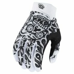 Budget 🛒 Troy Lee Designs Air Glove - Gants VTT homme 🛒 -Trek'N Eat Shop troy lee designs air glove gants vtt homme skull demon white black