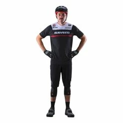 Budget 👍 Troy Lee Designs Skyline Air Ss Jersey - Maillot VTT homme 🎁 -Trek'N Eat Shop troy lee designs skyline air ss jersey maillot vtt homme sram roost black 2