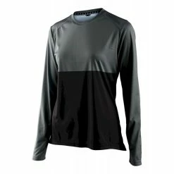 Promo 🔔 Troy Lee Designs 👩 Womens Lilium LS Jersey - Casque VTT femme 🧨 -Trek'N Eat Shop troy lee designs womens lilium ls jersey maillot vtt femme block green black