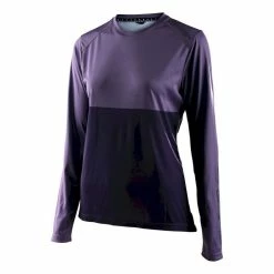 Promo 🔔 Troy Lee Designs 👩 Womens Lilium LS Jersey - Casque VTT femme 🧨 -Trek'N Eat Shop troy lee designs womens lilium ls jersey maillot vtt femme block orchid purple